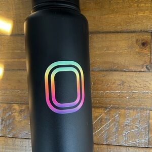 Overtime Black Stainless Water Bottle